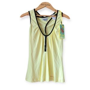 NWT Y2K Killah Miss Sixty CLOWN Singlet yellow medium